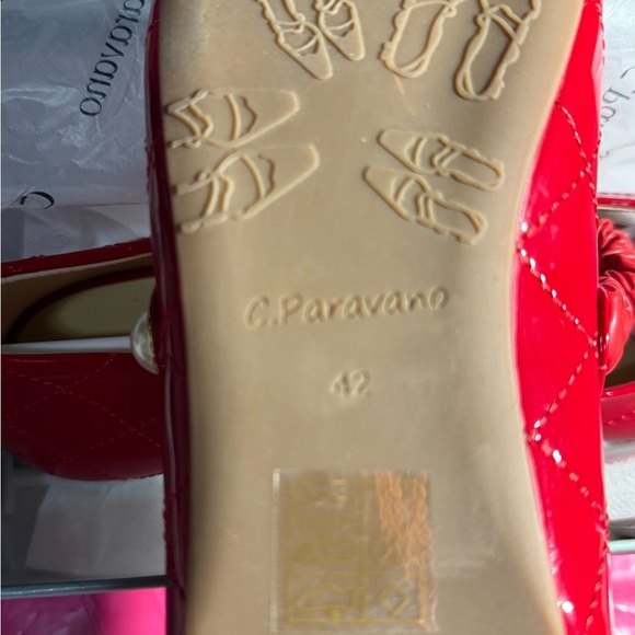 Chic Red Quilted Flats by C. paravona - Picture 10 of 16